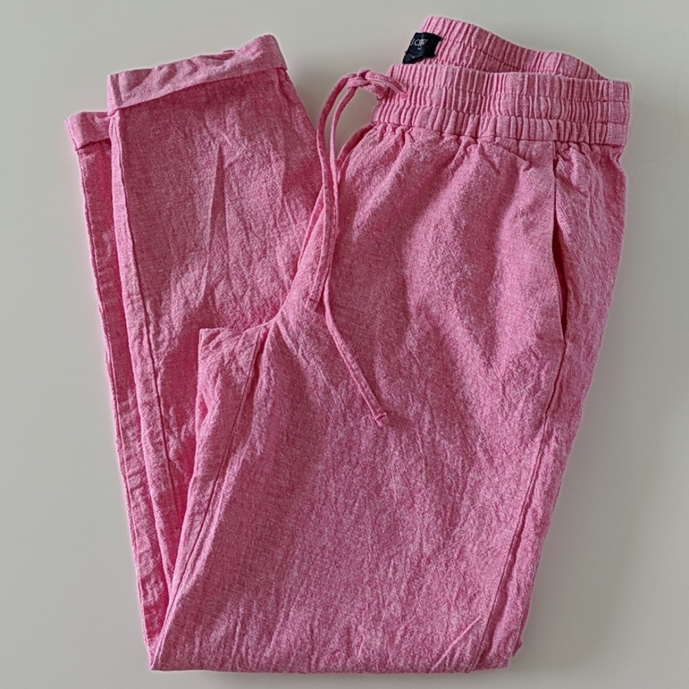 J Crew Factory linen/cotton skimmers